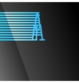 Oil rig icon vector image