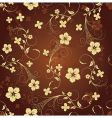 Floral background vector image