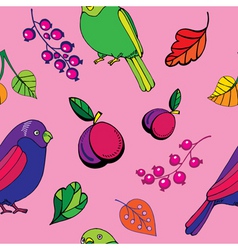 Parrot pattern vector image