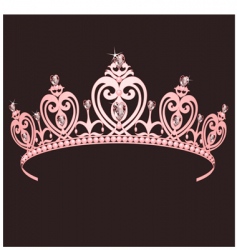 Princess crown vector image