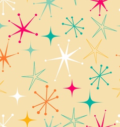 Retro starry pattern vector image