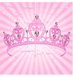 Princess crown vector image