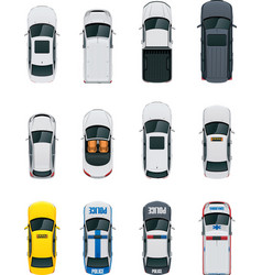 Cars set vector image