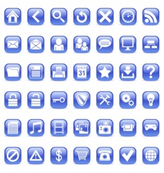 Web icons Web icons vector image