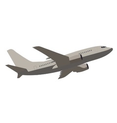 Transport airplane vector image