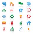 Colored icons vector image