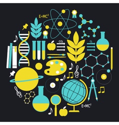Science Icon Set vector image