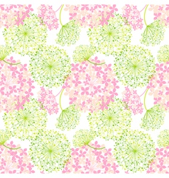Springtime Colorful Flower Seamless Pattern vector image