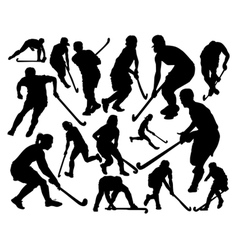 Field hockey vector image
