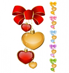 Christmas decorations vector image