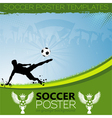 Soccer Poster vector image