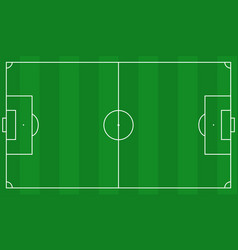 Football field scheme Football field scheme vector image