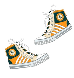 Footwear vector image