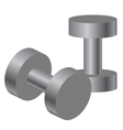 Dumbbells vector image
