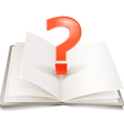 Open book vector image