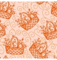 Easter seamless pettern vector image