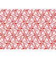 Seamless background with red hearts Seamless background with red hearts vector image