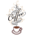 Coffee cup vector image