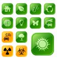 Ecological icons vector image