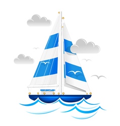 Sailing ship vector image