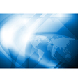 Abstract world map design vector image