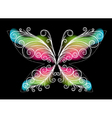 Abstract butterfly vector image