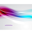 Colorful wave business template vector image