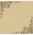 Template frame design for card vector image