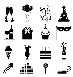 Party icon vector image