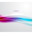 Colorful wave business template vector image