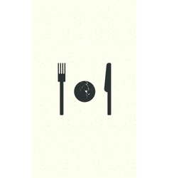 Restaurant menu design template vector image