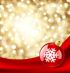 Christmas ball vector image