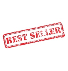 Best seller rubber stamp vector image