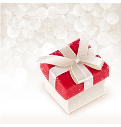 Christmas box vector image