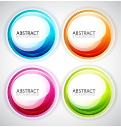 Swirl set vector image