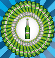 Beer background vector image