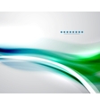 Colorful wave business template vector image
