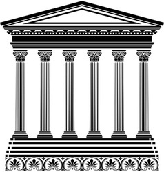 Greec temple vector image