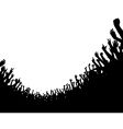 Crowd foreground vector image