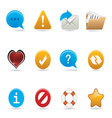 Set of icons for web Set of icons for web vector image