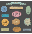Vintage design elements vector image
