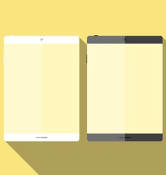 Tablet in flat style Tablet in flat style vector image