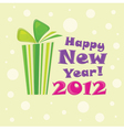 Happy new year 2012 vector image