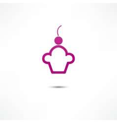 Cake Icon vector image