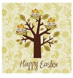 Easter card vector image