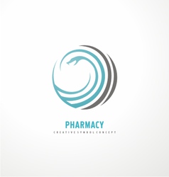 Snake logo design template Snake logo design template vector image