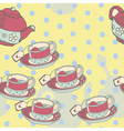 Afternoon tea pattern vector image