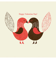 Cute birds vector image