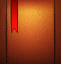 Leather vector image