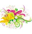 Flowers design vector image